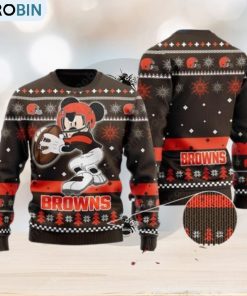 Cleveland Browns Mickey Mouse Ugly Christmas Sweater