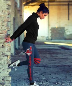 Cleveland Indians Women 3D Printed Leggings Sports