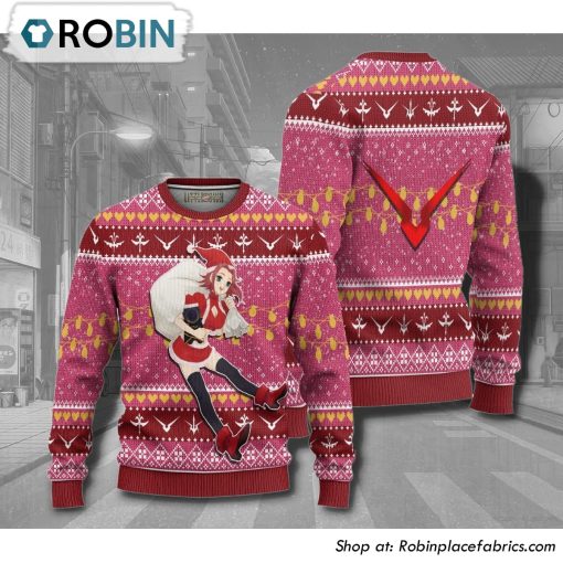 Code Geass Kallen Anime Christmas Ugly Sweater
