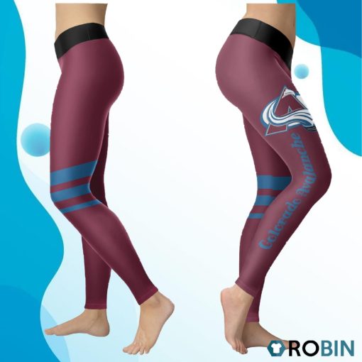 Colorado Avalanche Women 3D Printed Leggings Sports