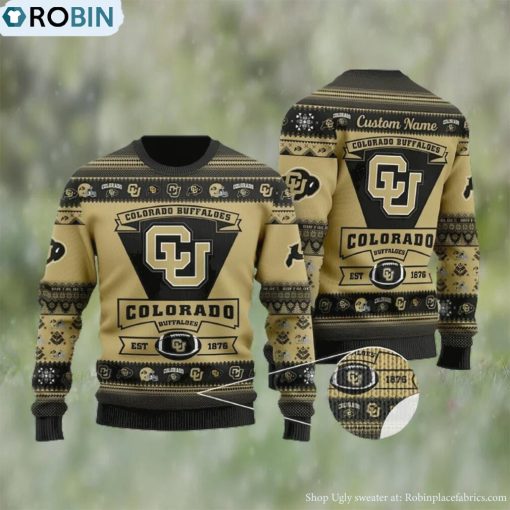 Colorado Buffaloes Men’s Basketball Ugly Christmas Sweater