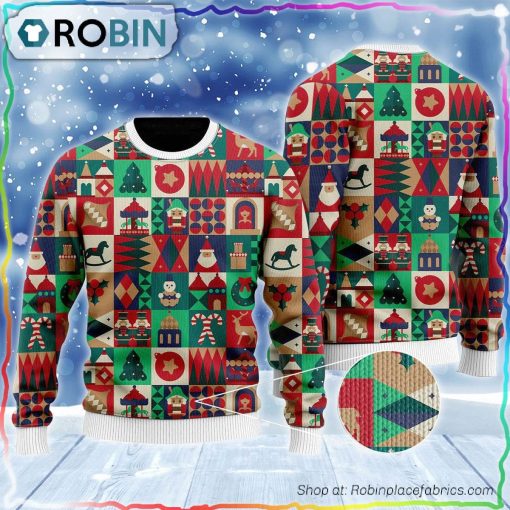 Colorful Christmas Ugly Sweater