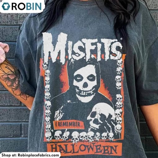Comfort Colors Misfits Shirt, The Misfits Halloween T Shirt Long Sleeve