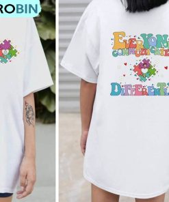 Comfort Everyone Communicates Differently Shirt, Autism Awareness Crewneck Unisex T Shirt Comfort Everyone Communicates Differently Shirt, Autism Awareness Crewneck Unisex T Shirt