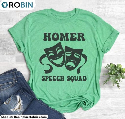Comfort Homer Speech Squad Shirt, Cool Sweatshirt Long Sleeve Gift For Halloween