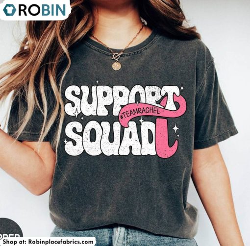Comfort Support Squad Breast Cancer Shirt, Breast Cancer Warrior Long Sleeve Short Sleeve