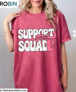 Comfort Support Squad Breast Cancer Shirt, Breast Cancer Warrior Long Sleeve Short Sleeve