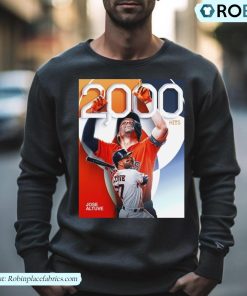 Congrats Jose Altuve 2000 Hits In Career Houston Astros Mlb Shirt