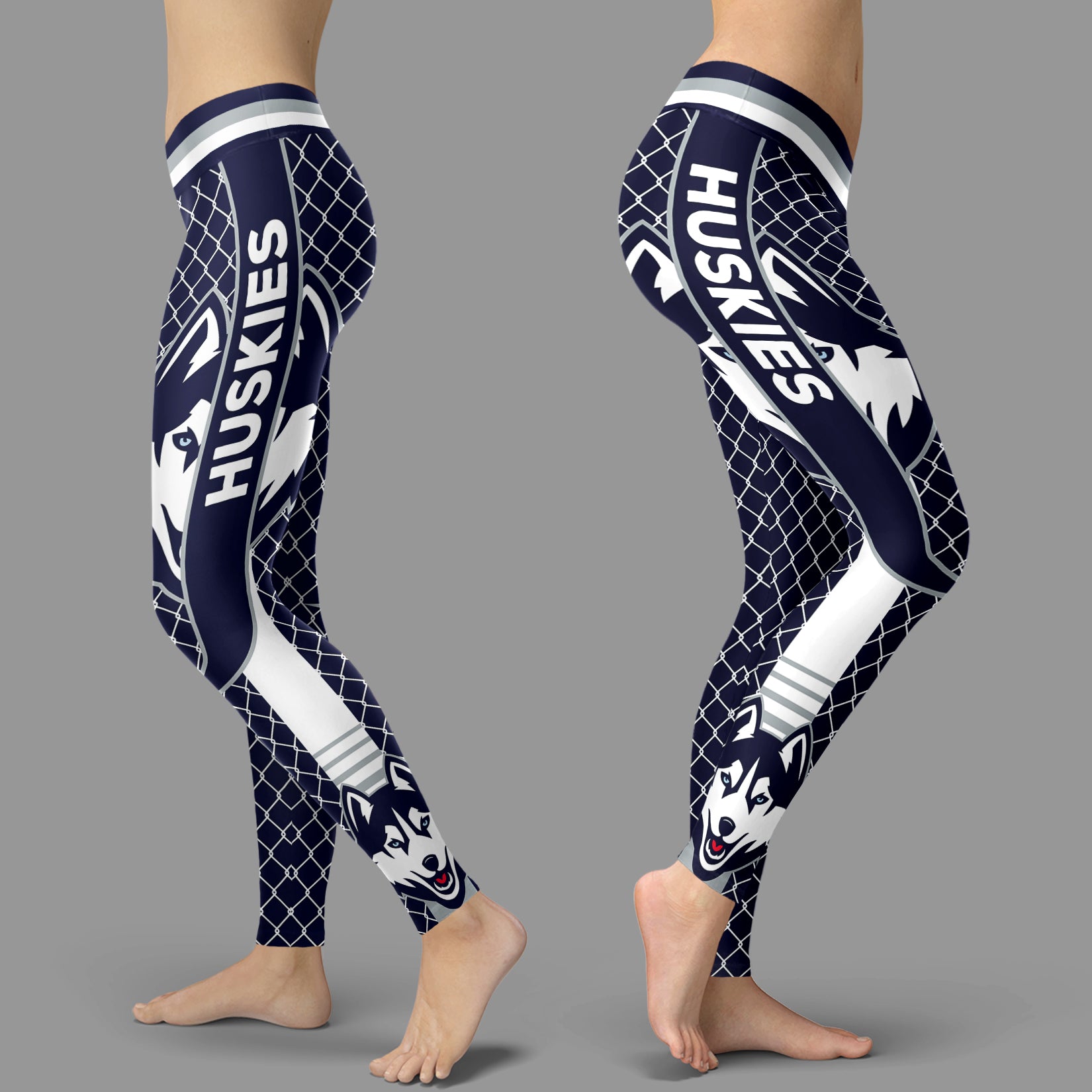 Connecticut Huskies 3d Printed Womens Leggings And Tights