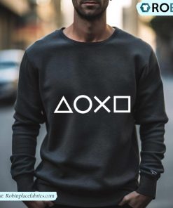 Controller Buttons White Shirt