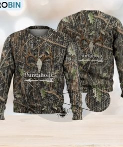 Cool Huntaholic Deer Hunting 3D All Over Printed Shirts 3D Ugly Sweater Christmas Gift Sweater Cool Huntaholic Deer Hunting 3D All Over Printed Shirts 3D Ugly Sweater Christmas Gift Sweater