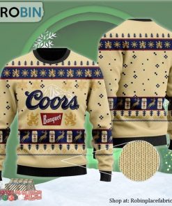 Coors Banquet Ugly Christmas Sweater