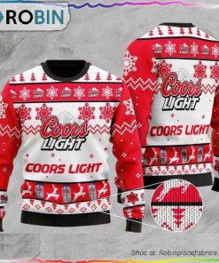 Coors Light Ugly Christmas Sweater