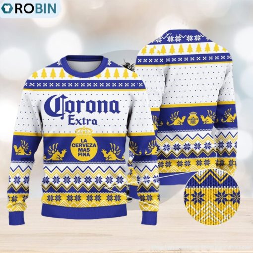Corona Extra Ugly Sweater Corona Extra Beer Lover Christmas Sweater Beer Lover