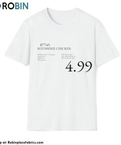 Costco Rotisserie Chicken Price Shirt, Trendy Long Sleeve Crewneck