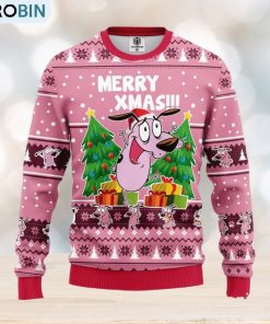 Couage The Cowardly Ugly Christmas Sweater Amazing Gift Men And Women Christmas Gift