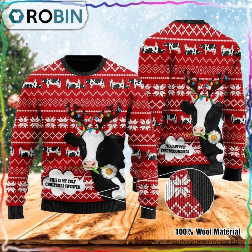 Cow Ugly Christmas Sweater