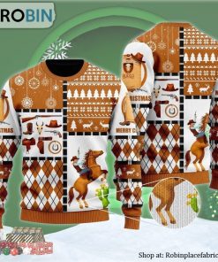Cowboy Rodeo Merry Ugly Christmas Sweater