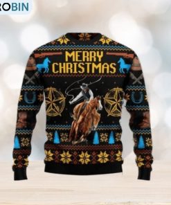 Cowboy v1 Merry Christmas Ugly Christmas Sweater Cowboy v1 Merry Christmas Ugly Christmas Sweater