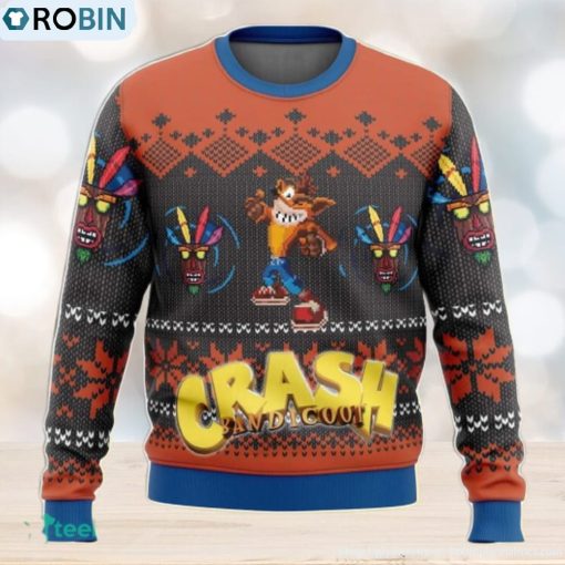 Crash Bandicoot Ugly Christmas Sweater