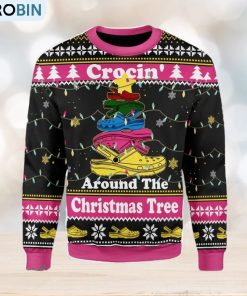 Crocin’ Around The Christmas Tree Ugly Christmas Sweater, Xmas Gift Men And Women Crocin’ Around The Christmas Tree Ugly Christmas Sweater, Xmas Gift Men And Women