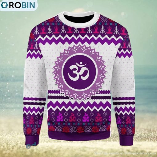 Crown Eye Chakra Ugly Christmas Sweater, Xmas Gift Men And Women