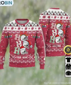 Customized Arizona Cardinals Ugly Christmas Sweater, Gifts For Fans Football Nfl