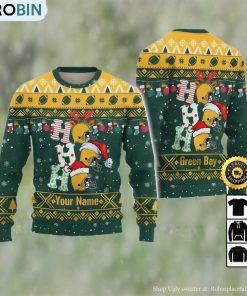 Customized Green Bay Packers Ugly Christmas Sweater, Gifts For Fans Football Nfl