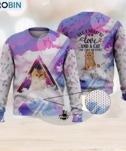 Cute Persian Cat For Cat Lovers 3D Full Print Ugly Sweater Christmas Gift Sweater Cute Persian Cat For Cat Lovers 3D Full Print Ugly Sweater Christmas Gift Sweater