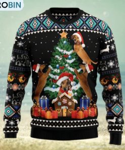 Dachshund Christmas Tree Ugly Sweater