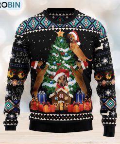 Dachshund Group Tree Ugly Christmas Sweater Thankgiving Gift Men Women