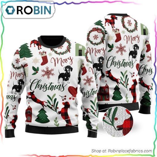 Dachshund Ugly Christmas Sweater US1684