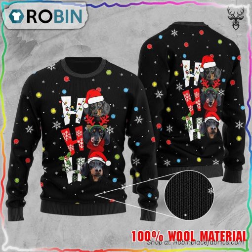 Dachshund Ugly Christmas Sweater US1992