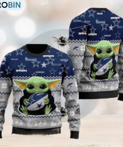 Dallas Cowboys Baby Yoda Ugly Christmas Sweater