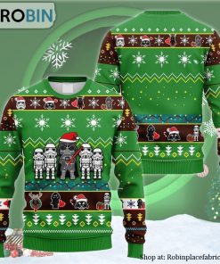 Darth Vader And Strormtrooper Ugly Christmas Sweater