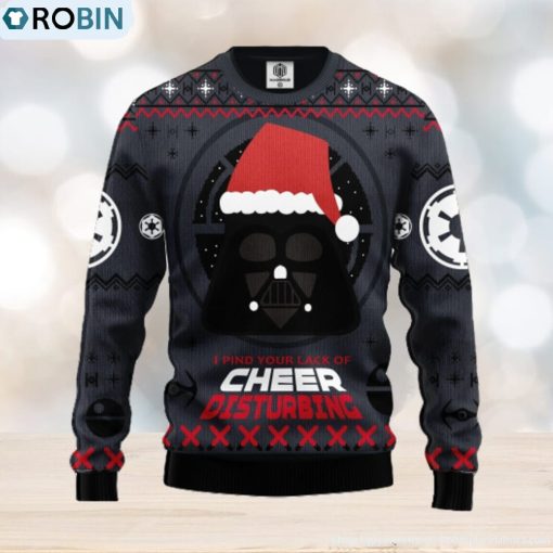 Darth Vader Cheer Ugly Christmas Sweater For Men Women