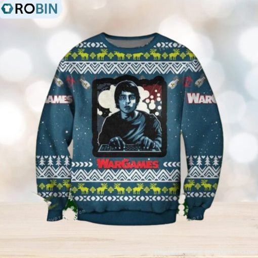 David Lightman Wargames Ugly Christmas Sweater