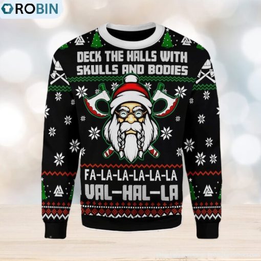Deck The Halls Ugly Christmas Sweater, Xmas Gift Men And Women