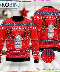 Deer Budweiser Ugly Sweater