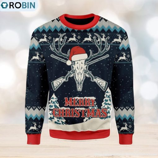 Deer Hunting Ugly Christmas Sweater, Xmas Gift Men And Women