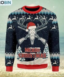 Deer Hunting Ugly Christmas Sweater, Xmas Gift Men And Women