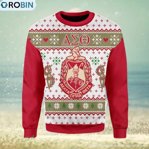 Delta Sigma Theta Ugly Christmas Sweater, Xmas Gift Men And Women