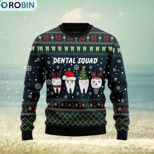 Dental Squad Ugly Christmas Sweater Gift Men Women