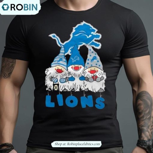 Detroit Lions The Gnomes Christmas Shirt