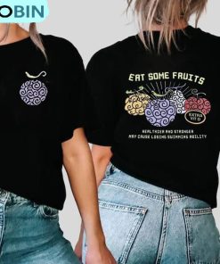 Devil Fruit Shirt, Anime One Piece T-shirt Short Sleeve