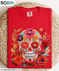 Dia De Los Muertos Shirt, Day Of The Dead Faux Long Sleeve Short Sleeve Dia De Los Muertos Shirt, Day Of The Dead Faux Long Sleeve Short Sleeve