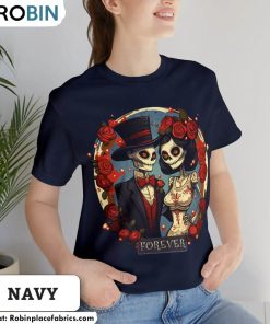 dia-de-los-muertos-shirt-forever-couple-unisex-tee-long-sleeve-hoodie-3