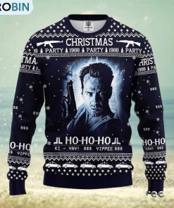 Die Hard 1988 Knitted Die Hard 1988 Xmas Gifts Gift Ugly Christmas Sweater For Men And Women