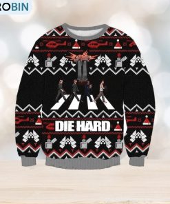 Die Hard Christmas 3D Ugly Christmas Sweater For Men And Women