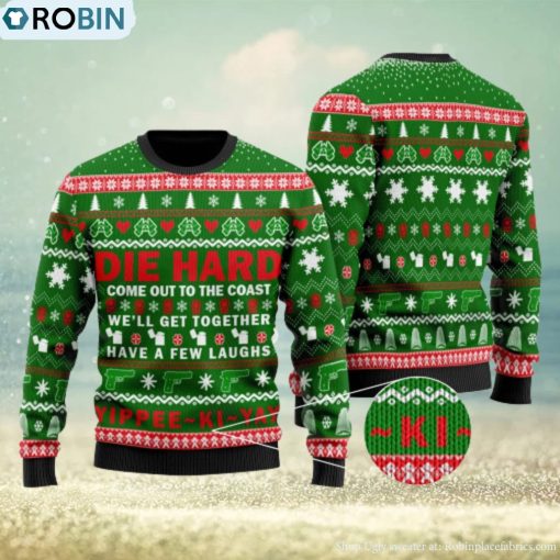 Die Hard Style 8 Ugly Christmas Sweater Holiday For Men And Women